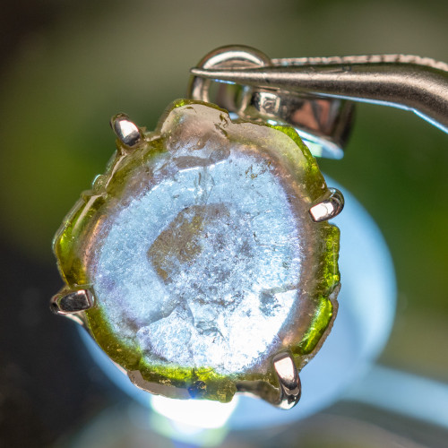 Watermelon Tourmaline Necklace #2