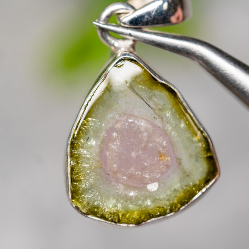 Watermelon Tourmaline Necklace #1