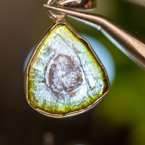 Watermelon Tourmaline Necklace #1