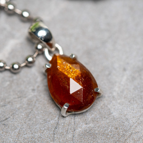 Orange Kyanite Necklace #2