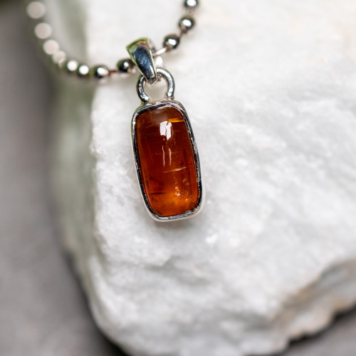 Orange Kyanite Necklace #1