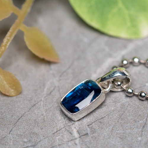 Gemmy Blue Kyanite Necklace #1