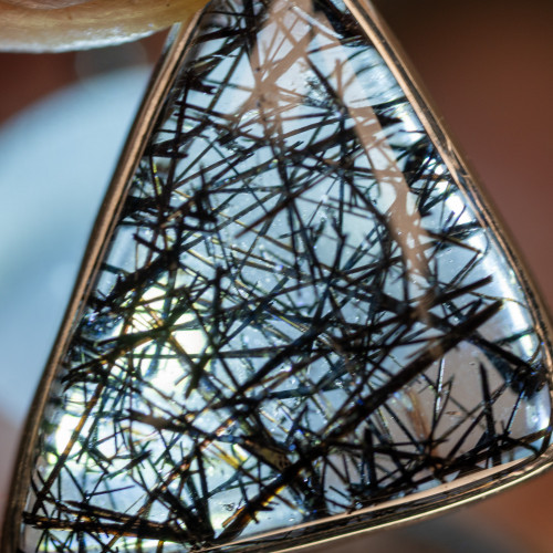 Tourmalinated Quartz Necklace #1