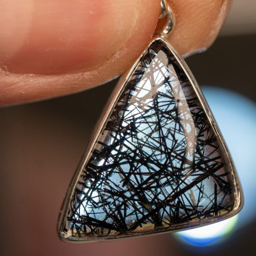 Tourmalinated Quartz Necklace #1