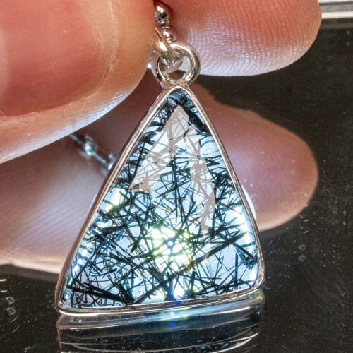 Tourmalinated Quartz Necklace #1