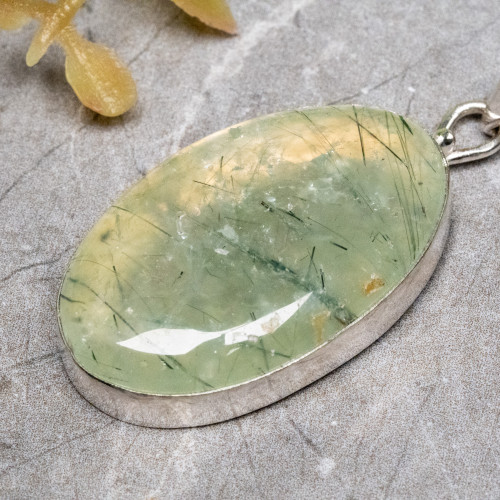 Epidote and Prehnite Necklace #3