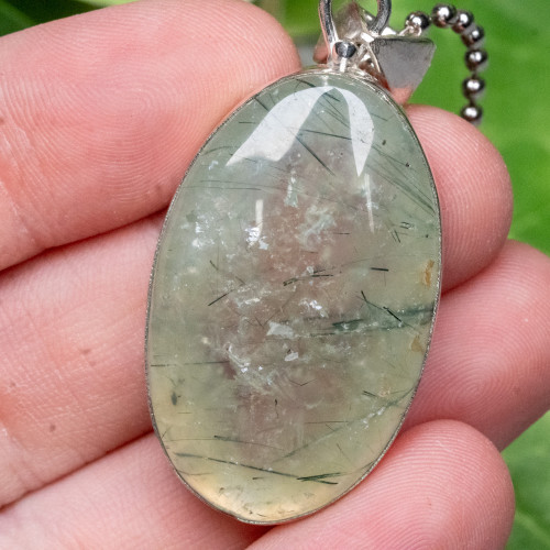 Epidote and Prehnite Necklace #3