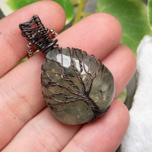 Epidote and Prehnite Necklace #1