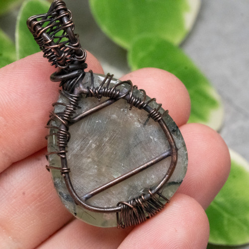 Epidote and Prehnite Necklace #1