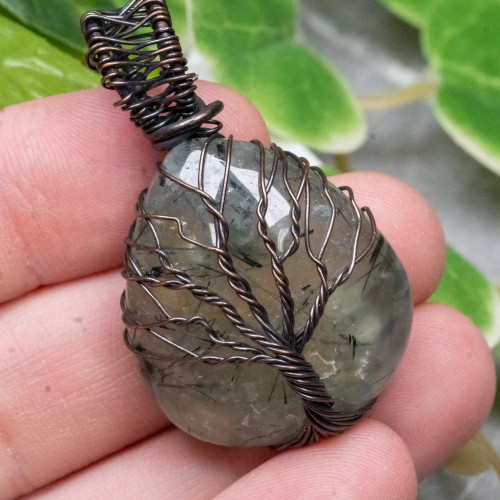 Epidote and Prehnite Necklace #1