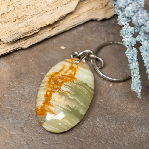 Green Onyx Key Chain #33