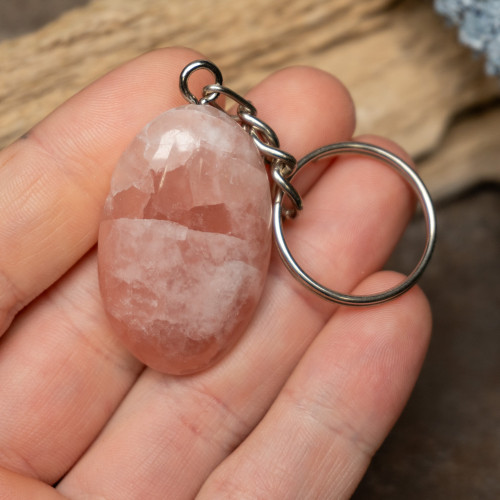 Strawberry Calcite Key Chain #24