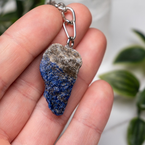 Raw Lapis Lazuli Key Chain #20