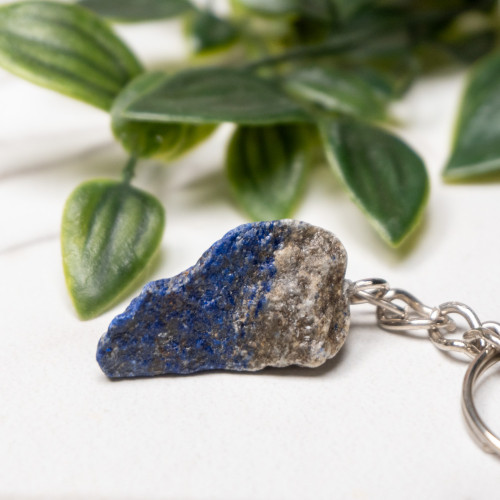 Raw Lapis Lazuli Key Chain #20