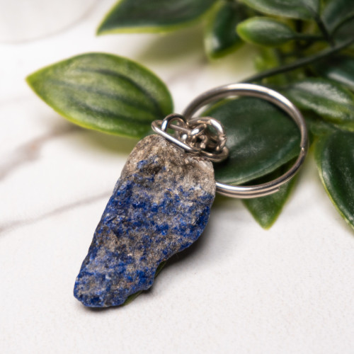 Raw Lapis Lazuli Key Chain #20