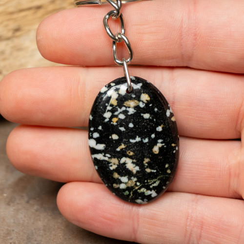 Spotted Jasper Key Chain #10