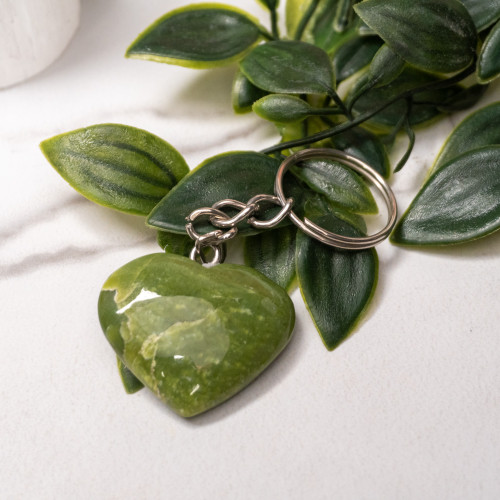 Tremolite Heart Key Chain #6