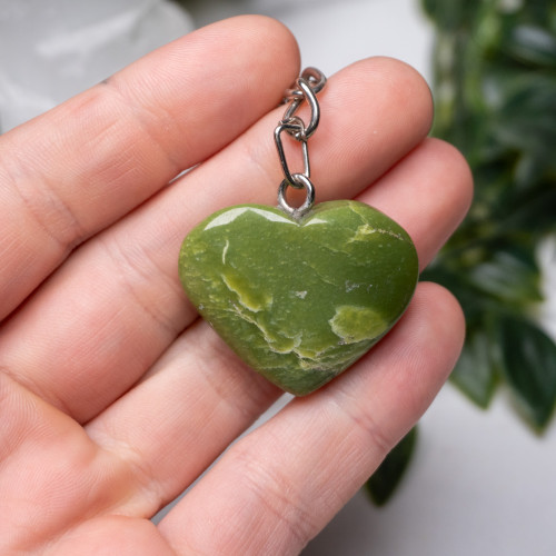 Tremolite Heart Key Chain #6