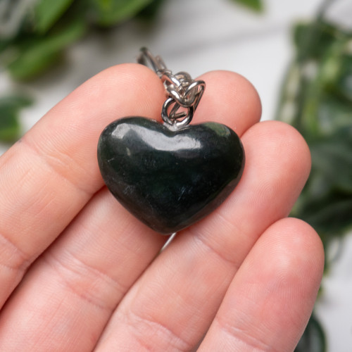 Jade Heart Keychain #1