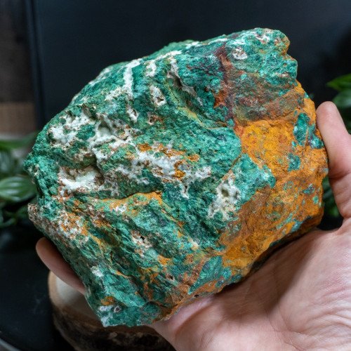 Australian Malachite Ore with Botryoidal Quartz