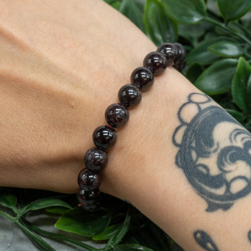 Garnet Bracelet 10mm