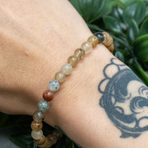 Crazy Lace Agate Bracelet 10mm