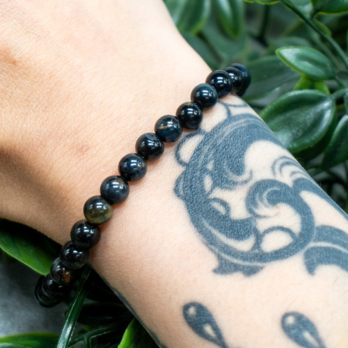 Blue Tiger Eye Bracelet 6mm