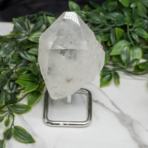 Large Raw Quartz on Stand