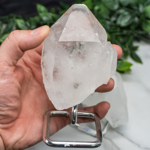 Large Raw Quartz on Stand