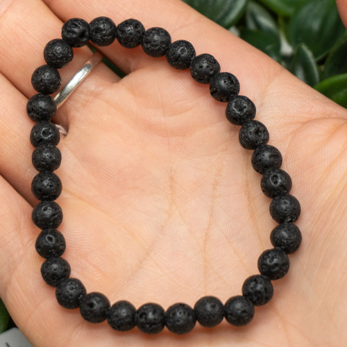 Lava Rock Bracelet 6mm