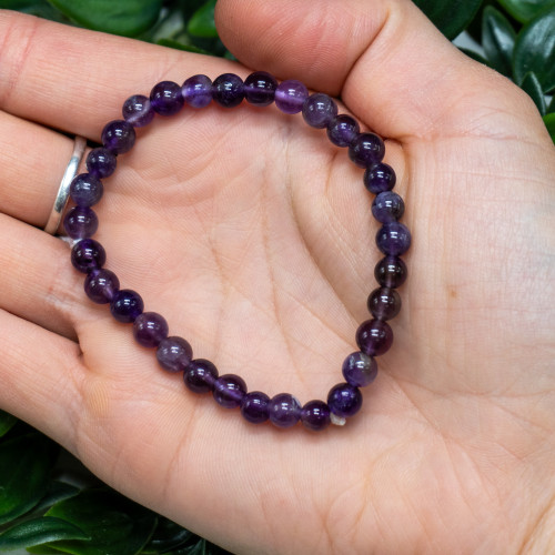 Amethyst Bracelet 6mm