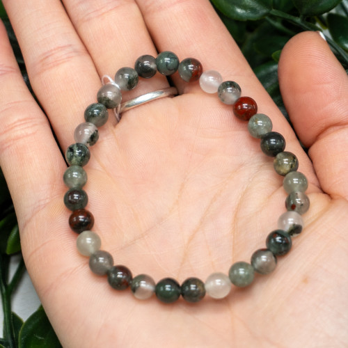 Bloodstone Bracelet 6mm