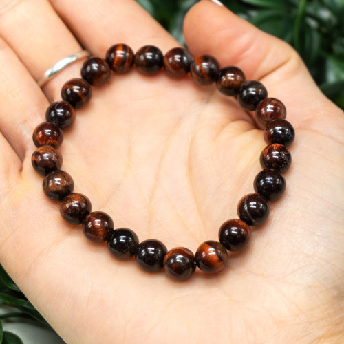 Red Tiger Eye Bracelet 8mm