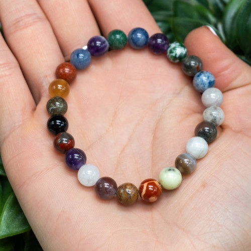 Multi Gemstone Bracelet 8mm
