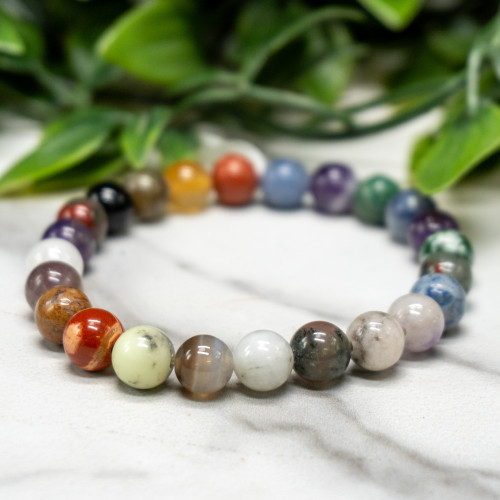 Multi Gemstone Bracelet 8mm
