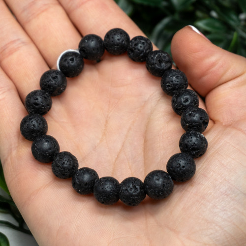 Lava Rock Bracelet 10mm