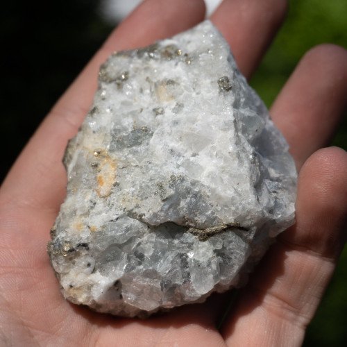 Medium Fluorite with Druzy Quartz and Pyrite #6