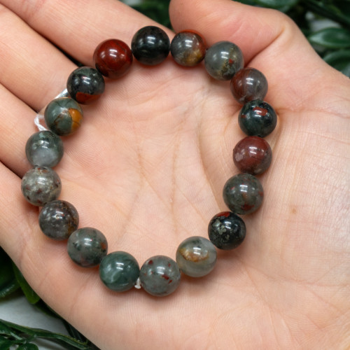 Bloodstone Bracelet 10mm