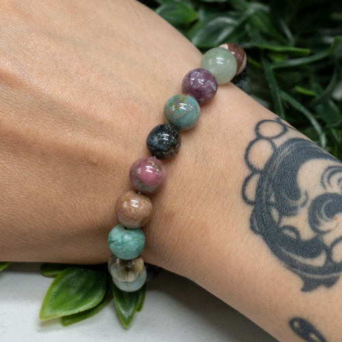 Multi Gemstone Bracelet 10mm