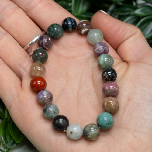 Multi Gemstone Bracelet 10mm