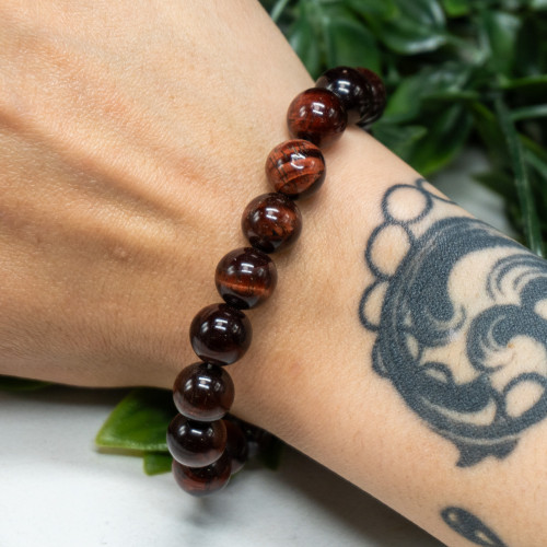 Red Tiger Eye Bracelet 10mm