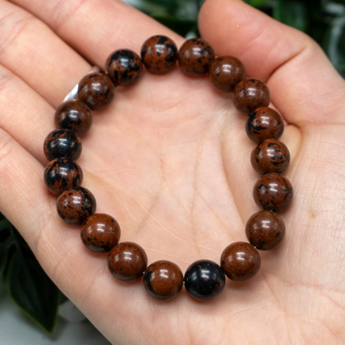 Mahogany Obsidian Bracelet 10mm