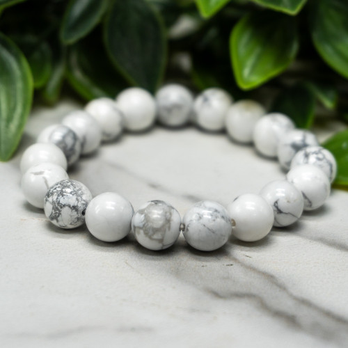 Howlite Bracelet 10mm