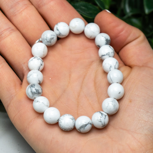 Howlite Bracelet 10mm