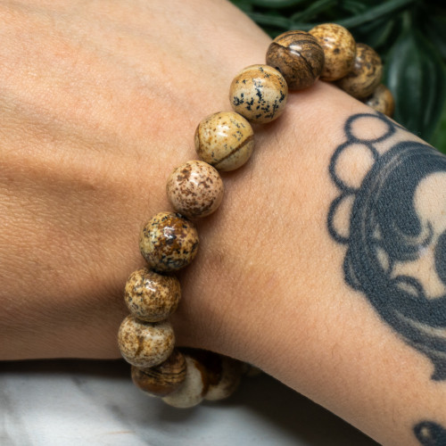 Picture Jasper Bracelet 10mm