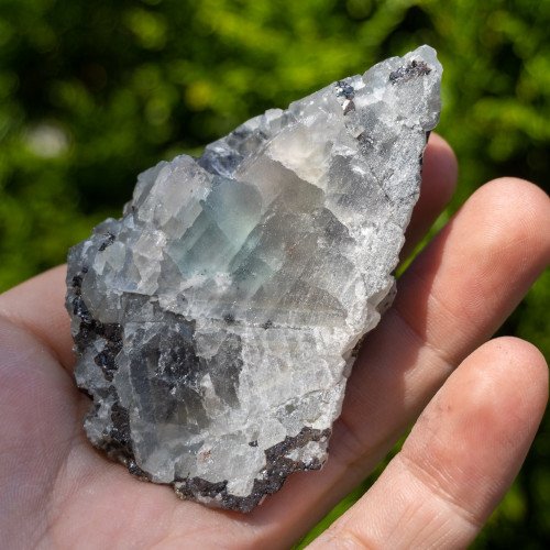 Medium Fluorite with Druzy Quartz and Pyrite #10