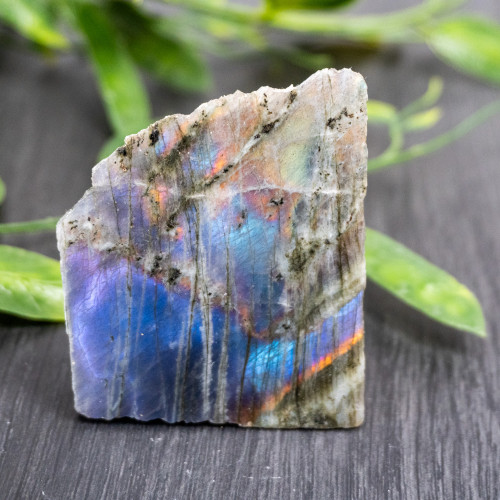 Purple Labradorite Half Polished #5