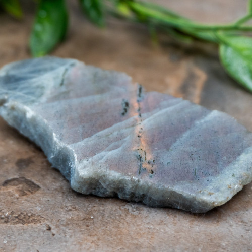 Purple Labradorite Half Polished #6