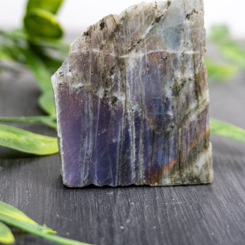 Purple Labradorite Half Polished #5
