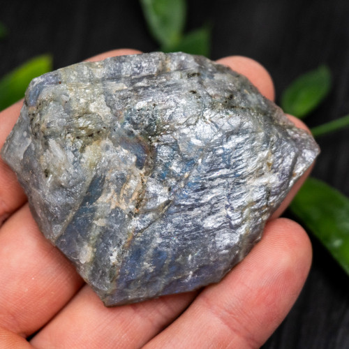 Purple Labradorite Half Polished #4
